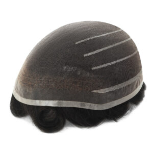 Super Fine Welded Lace Hair System For Men hair systems front