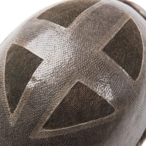 Q4 Breathable Lace Hair System with Poly Skin Around Perimeter and Cross Section in Center hairsystems center