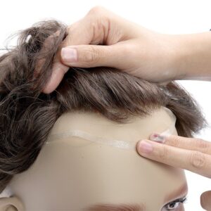 Full Swiss Lace Base Hair System For Men hair systems hairline2
