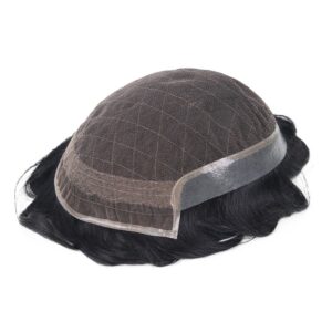 Octagon Hair System-Lace in Center with PU Around hairsystems front