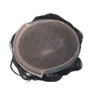 Octagon Hair System-Lace in Center with PU Around hairsystems top