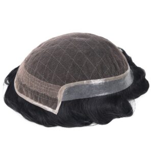 Octagon Hair System-Lace in Center with PU Around