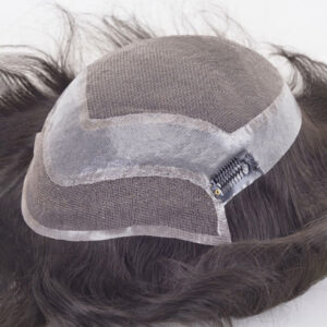 Hollywood Clip-on Hair Replacement System for Men hair systems front1