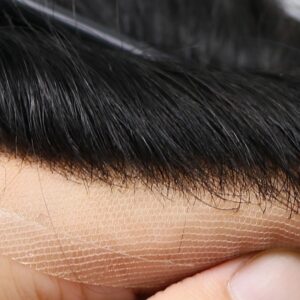 Durable Base with Lace in the Front hair systems hairline1