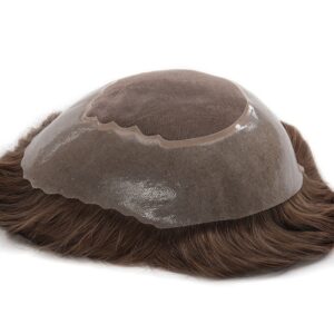 Apollo Fine Mono with Scallop Front with Poly with Gauze in Perimeter hair systems side