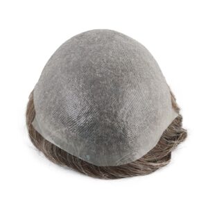 Thin Skin 0.06-0.08mm Single Knotted V-Loop Hairlinehair systems back