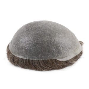 Thin Skin 0.06-0.08mm Single Knotted V-Loop Hairlinehair systems front
