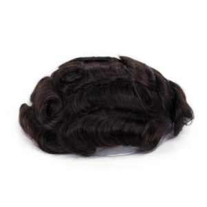 Swiss Lace Base Pre-cut Scalloped Natural-looking Hairline hair systems