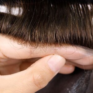 New Australia Lace in Center With PU Around hair systems hairline