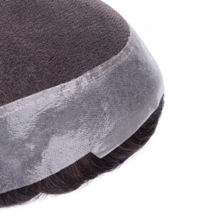 New Australia Lace in Center With PU Around hair systems side