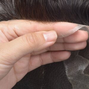 French Lace with Poly All Around Lace Front Hair Systems Hairline