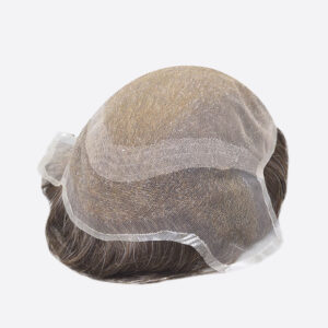 French Lace with Swiss Lace Front Hair Systems Front