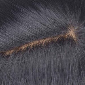 French Lace with 0.08mm PU Hair Systems Center
