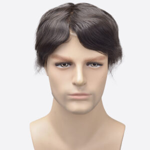 French Lace with Poly All Around Lace Front Hair Systems Front